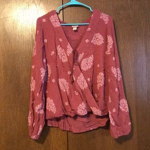Long sleeve blouse